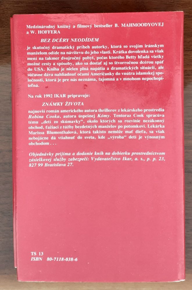 Bez dcéry neodídem