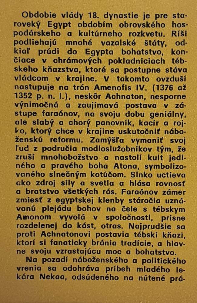 Slnko faraóna Achnatona / Edícia Maják