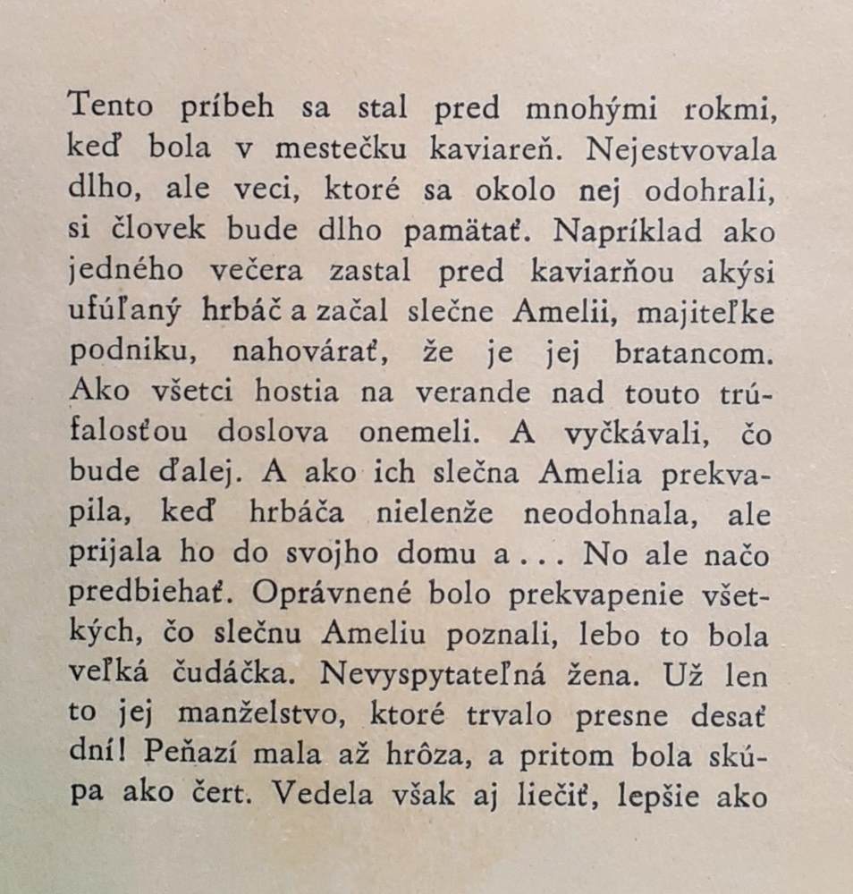 Balada o smutnej kaviarni