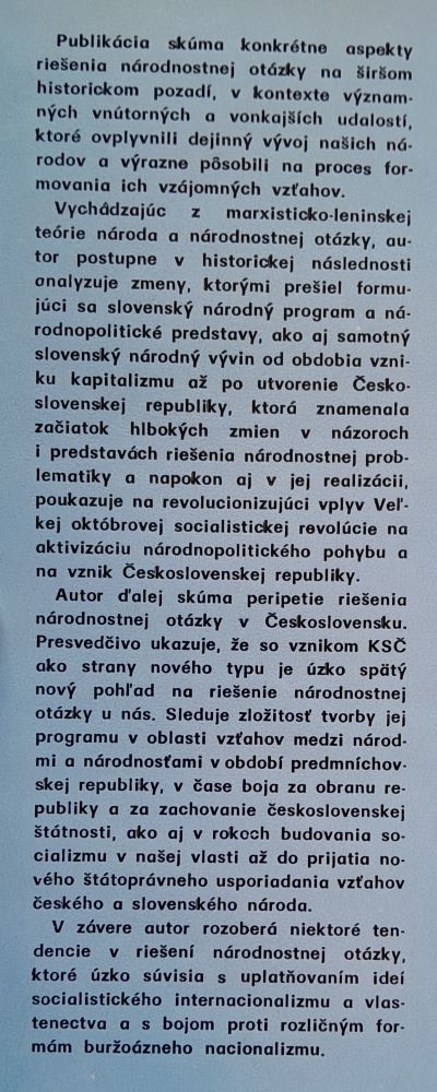 Národnostná otázka v našich dejinách