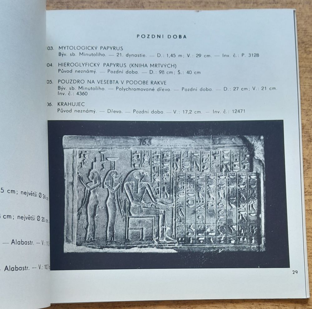 Egypt / Uspořádané ze staroegyptských sbírek státních muzeí v Berlíně / Katalog výstavy