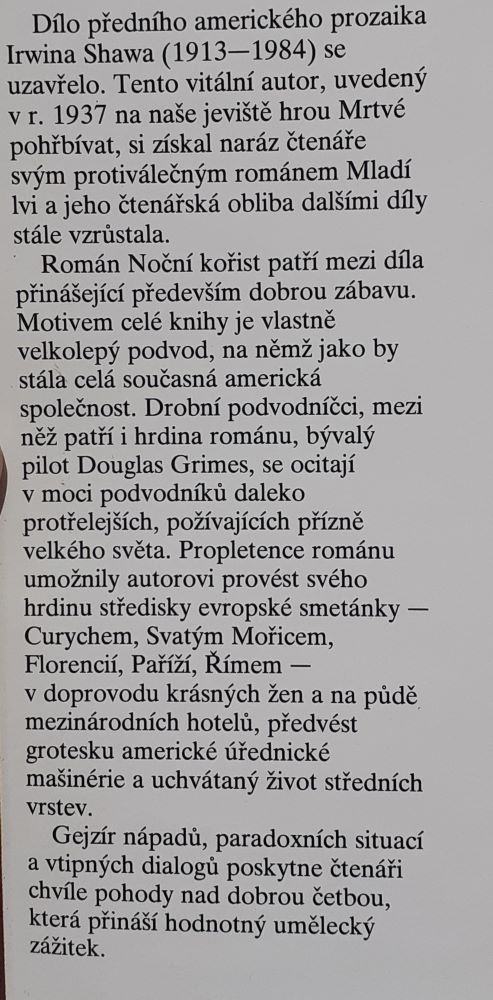 Noční kořist