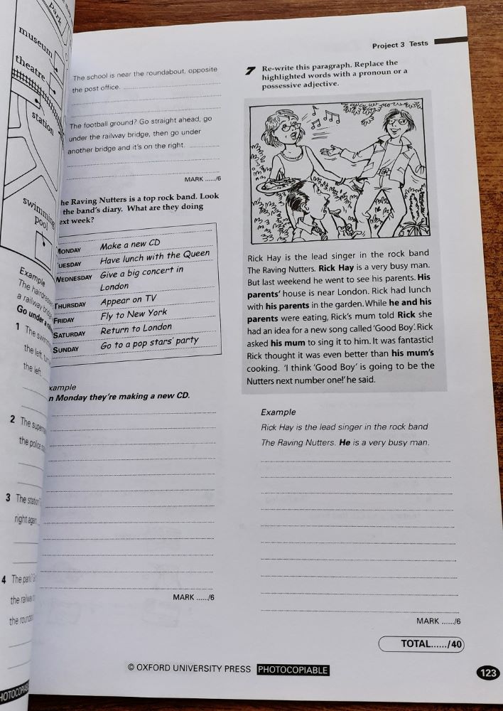 Project, Teachers book 3.