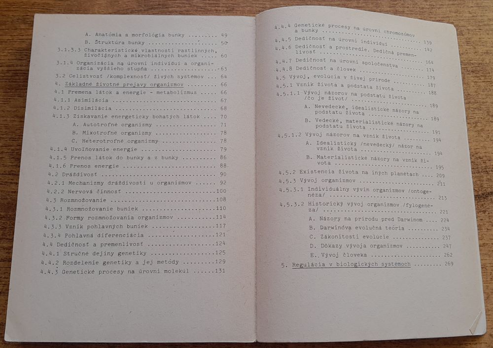 Všeobecná biológia pre 4. ročník gymnázia