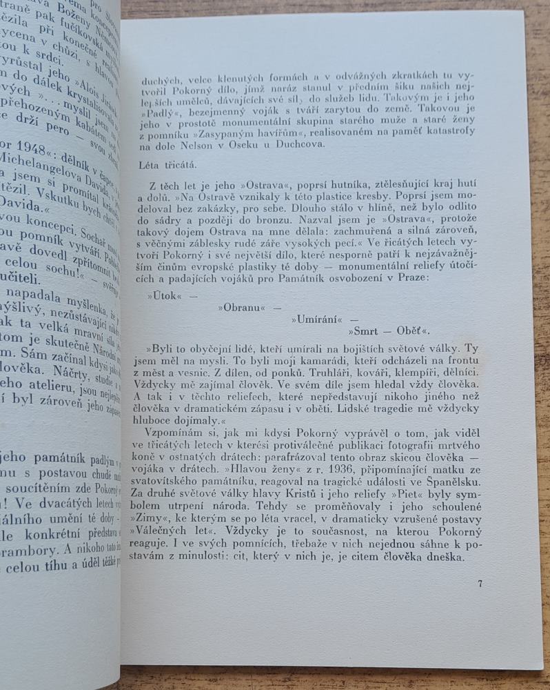 Karel Pokorný / Souborná výstava sochařského díla k umělcovým sedmdesátinám