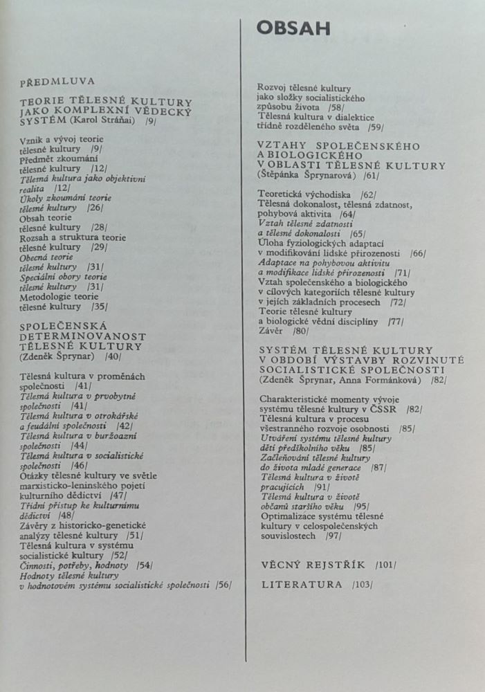 Teorie tělesné kultury / Edice Učebnice pro vysoké školy