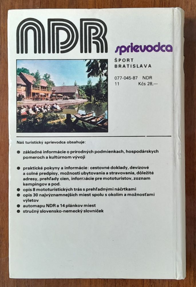 NDR / Sprievodca + mapa - Nemecká demokratická republika