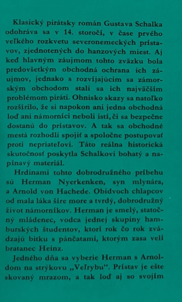 V zajatí pirátov / Dobré slovo