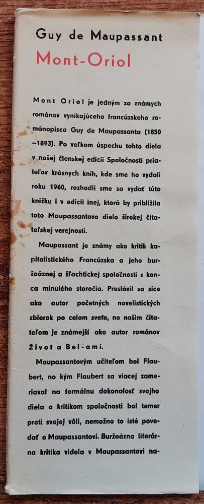 Mont-Oriol / Guy de Maupassant