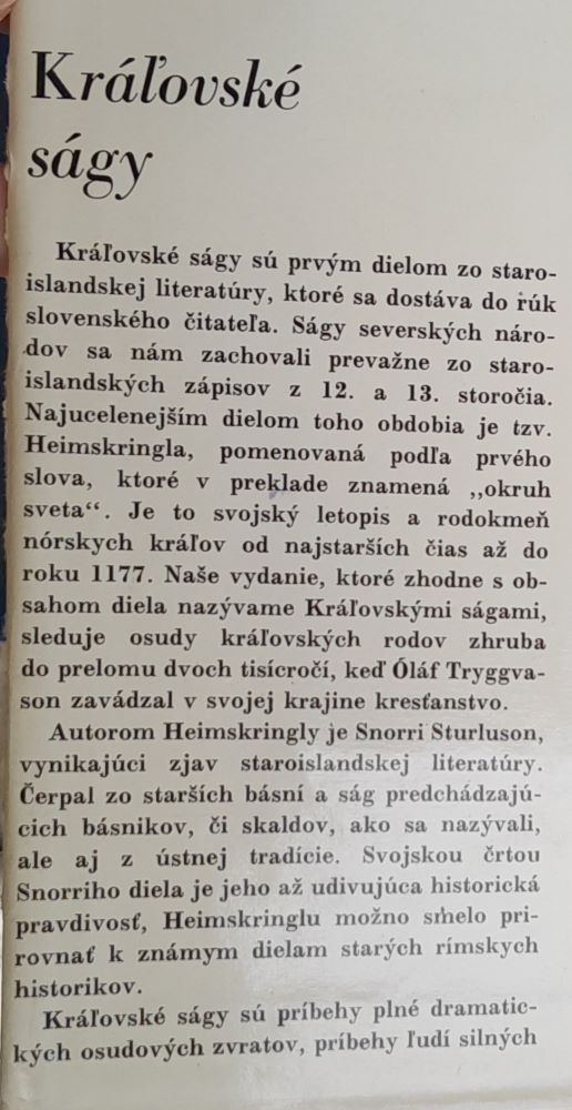 Kráľovské ságy / Pradávne príbehy