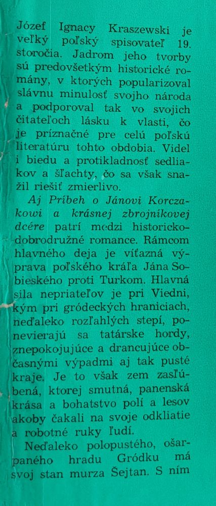 Príbeh o Jánovi Korczakovi a o krásnej zbrojníkovej dcére / Edícia Dobré slovo
