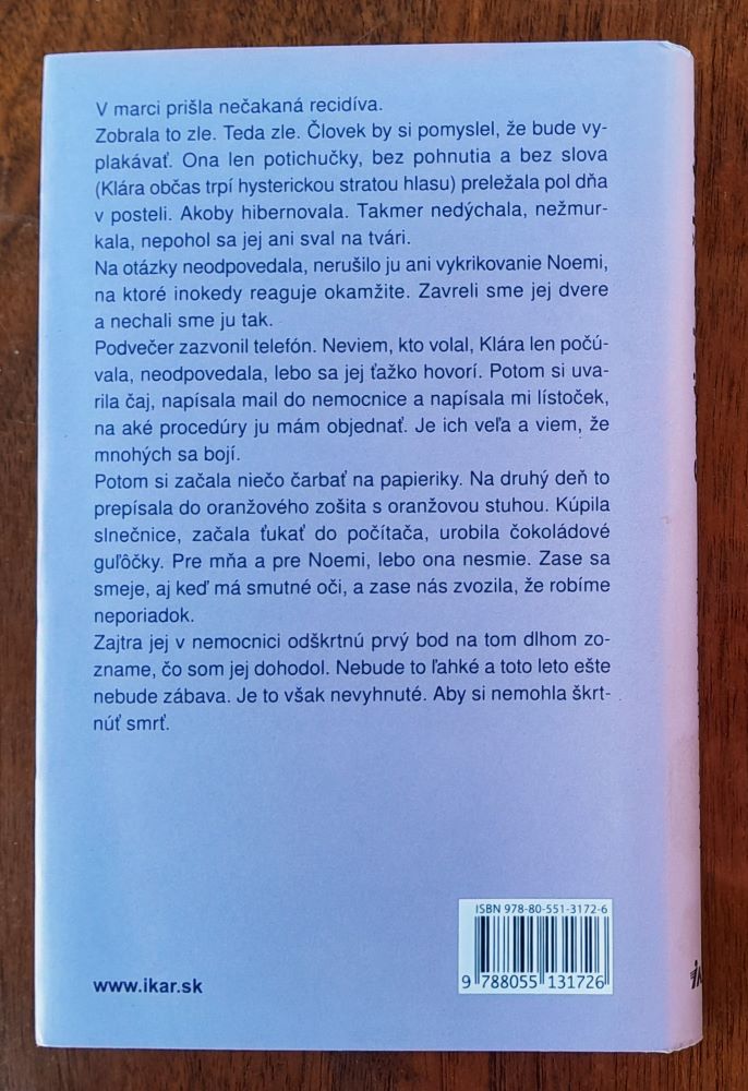 Smrť si neškrtne / Dva roky s rakovinou