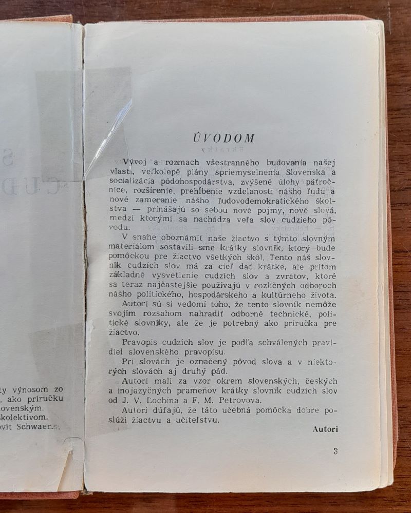 Slovník cudzích slov