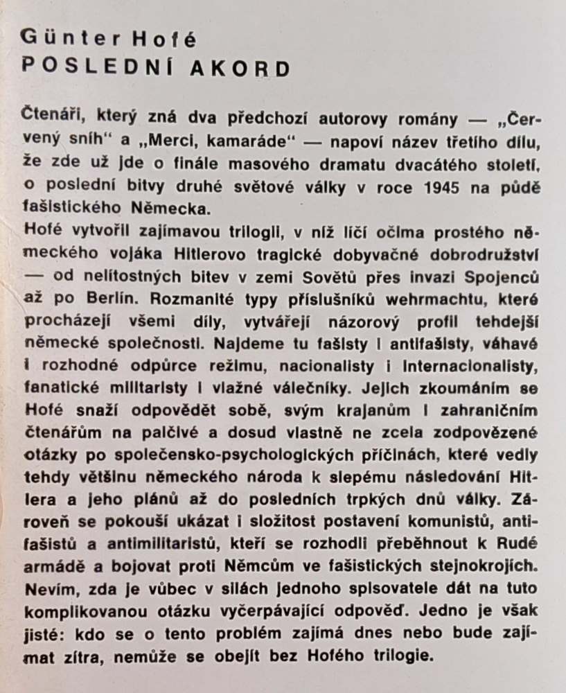 Poslední akord / Edice Hvězda svazek 27