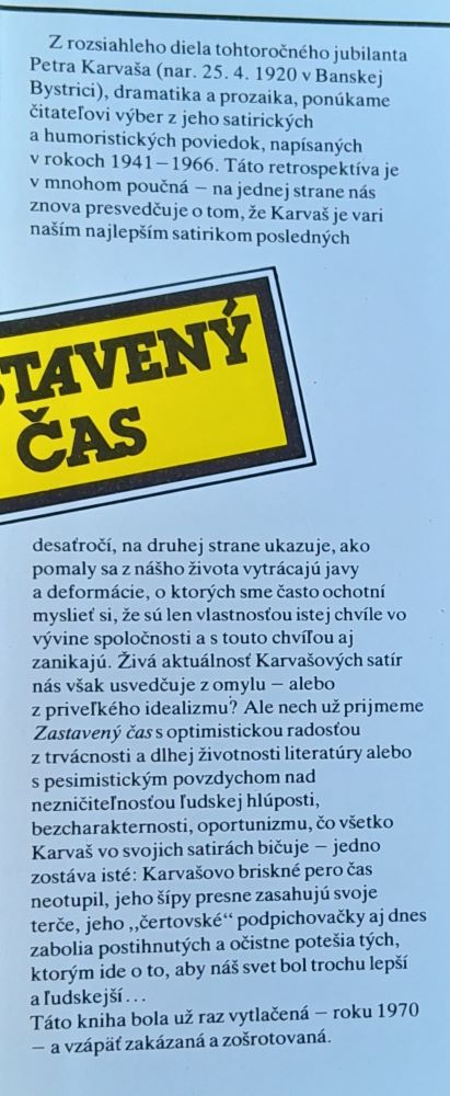 Zastavený čas / Humoresky, satiry, poviedky, causerie 1941-1966