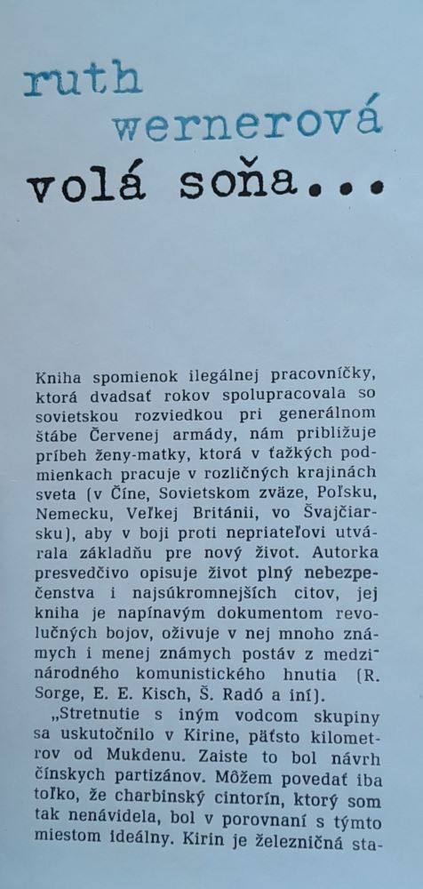 Volá Soňa... / Edícia Memoáre