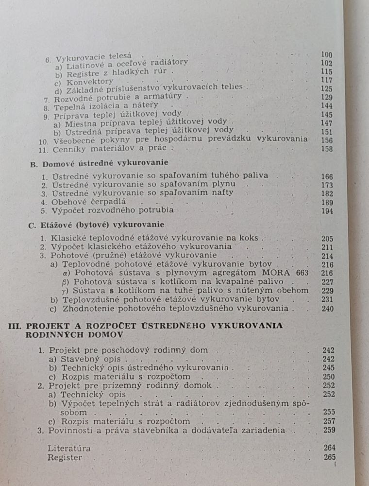 Moderné vykurovanie rodinných domkov a bytov / Edícia Stavebníckej literatúry