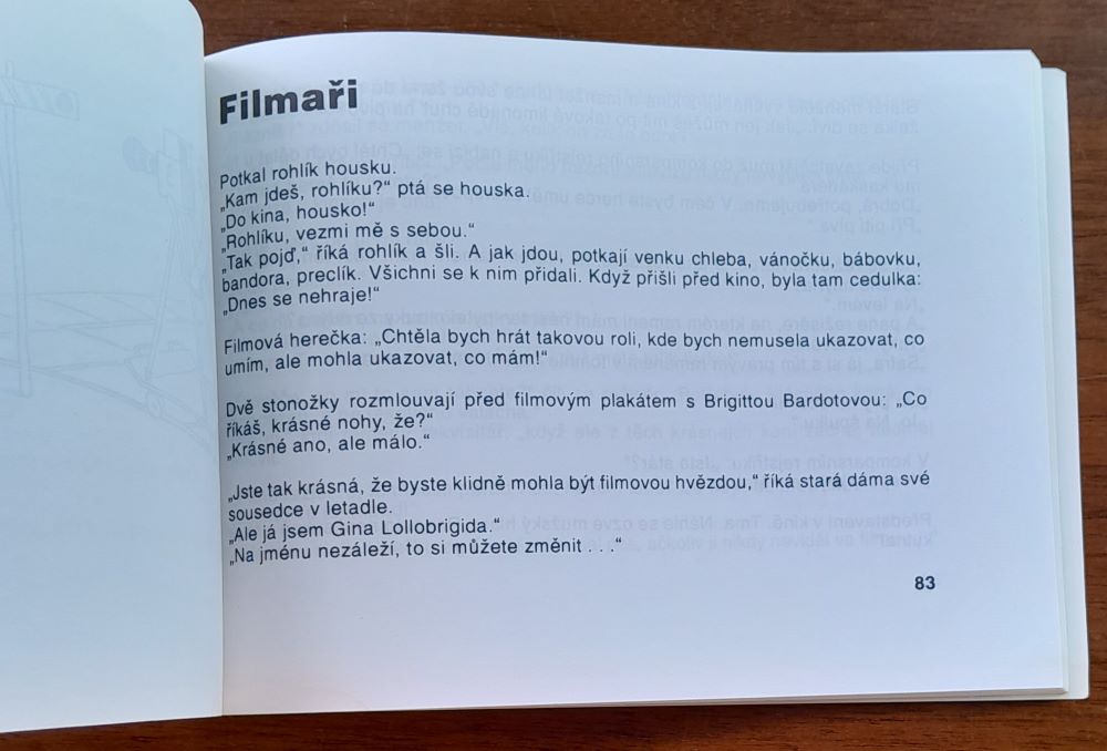 Šlápnutí do úsměvu / Vtipy z rezervace kultury