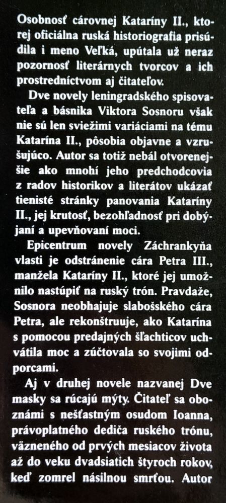 Hriechy Kataríny II. / Edícia Meteor