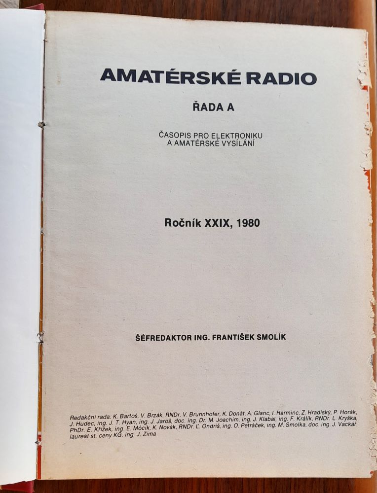 Amatérské radio / Časopis pro radiotechniku a amatérské vysílání
