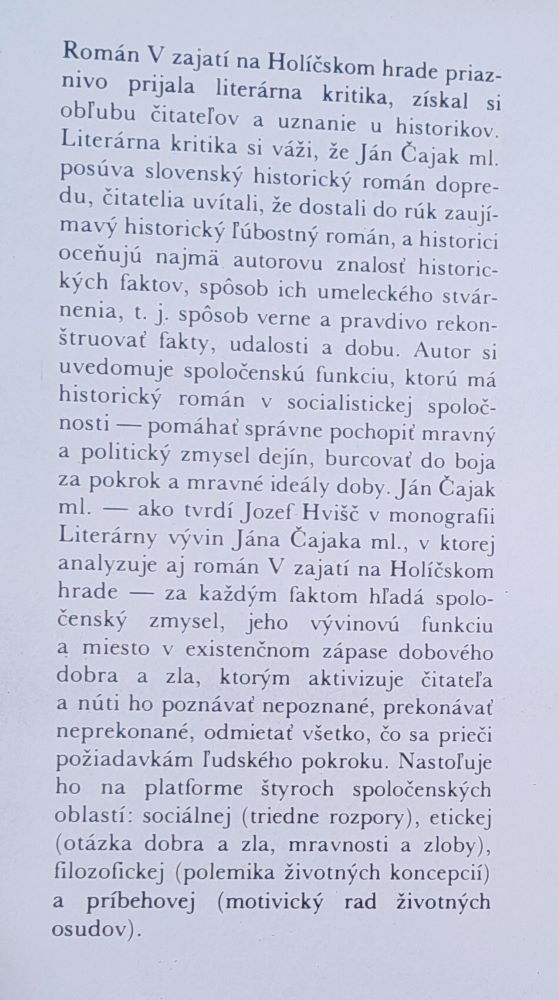 V zajatí na Holičskom hrade
