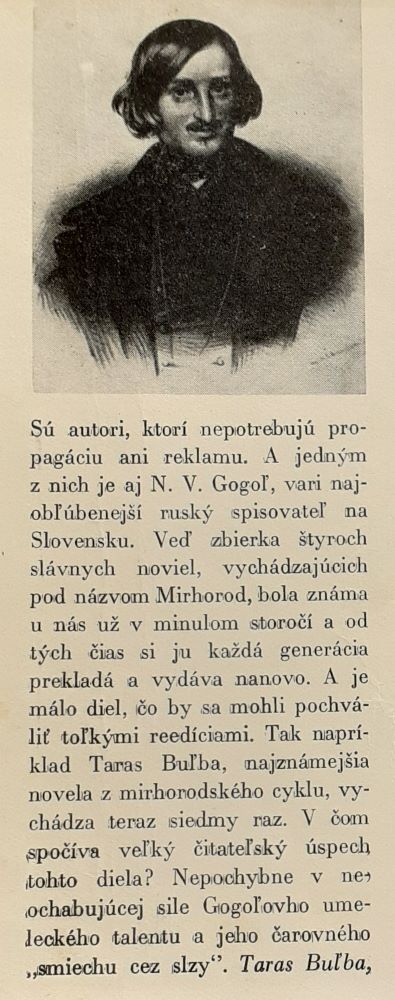 Mirhorod / Gogoľ / Hviezdoslavova knižnica