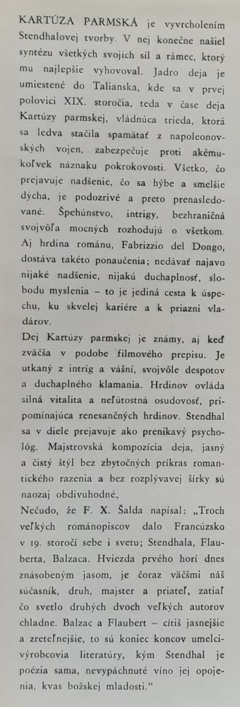 Kartúza parmská / Stendhal 