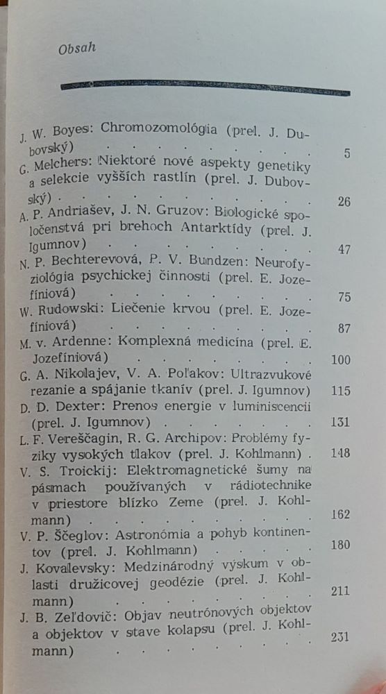 Veda a ľudstvo / Medzinárodná ročenka 1974-75