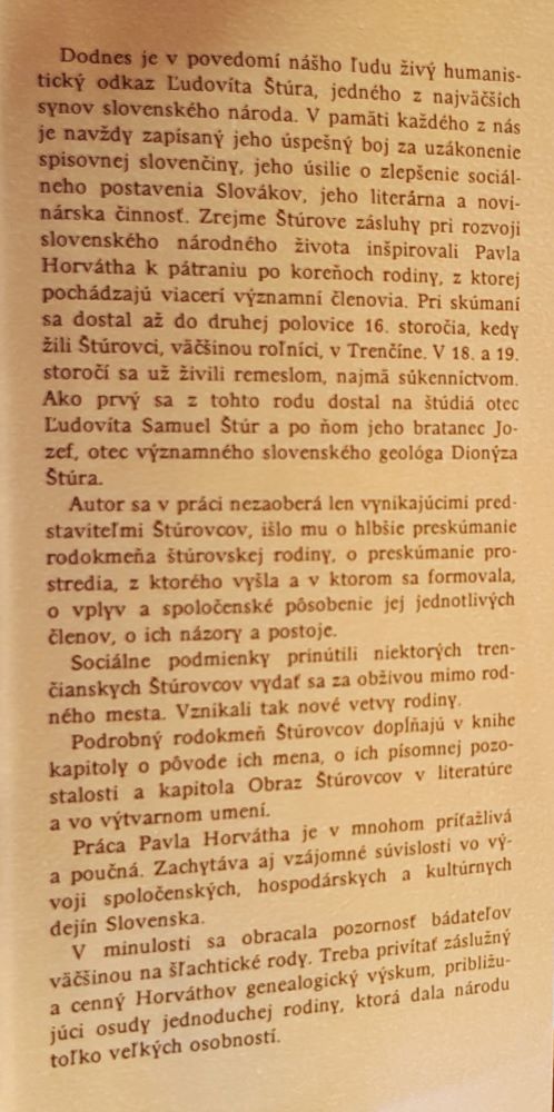 Rodokmeň a osudy rodiny Štúrovcov / Edícia Korene
