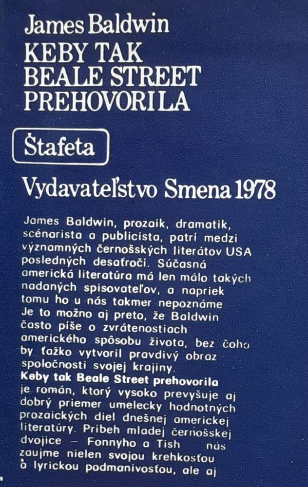 Keby tak Beale Street prehovorila 