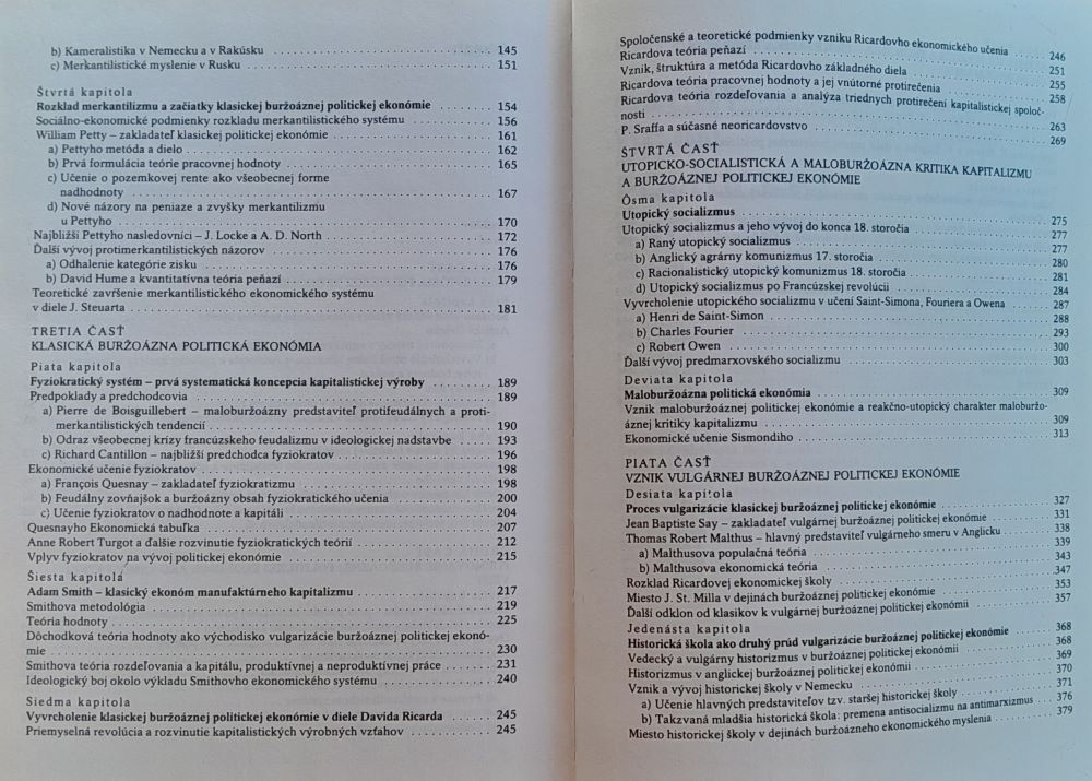 Náčrt dejín politickej ekonómie do sedemdesiatych rokov 19. storočia