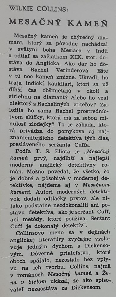 Mesačný kameň / historická detektívka