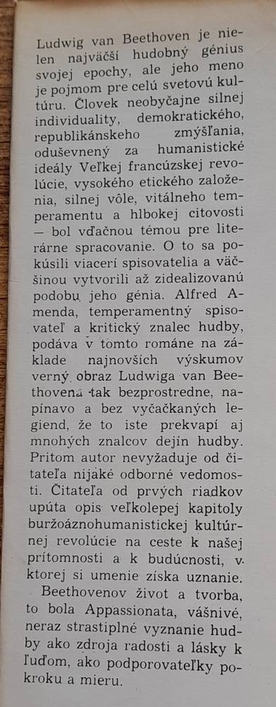 Appassionata / Román o živote Ludviga van Beethovena / Edícia Meteor