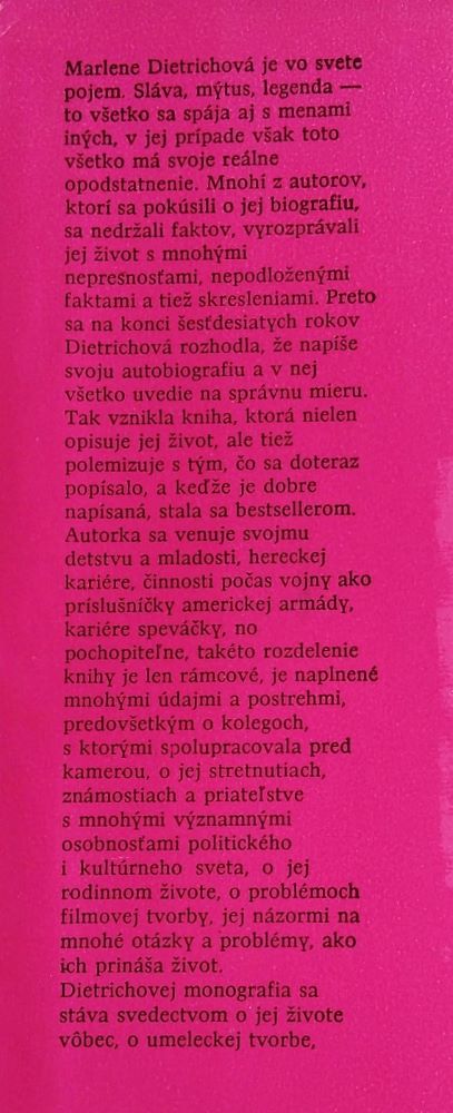 Berte len môj život...