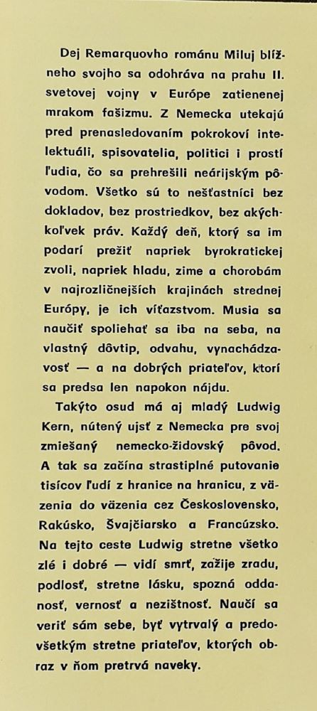 Miluj blížneho svojho / Členská knižnica Pravda
