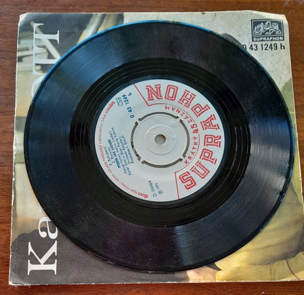 Karel Gott, LP Platňa - single play, Zpívejte písně mé, Píseň jak vánek