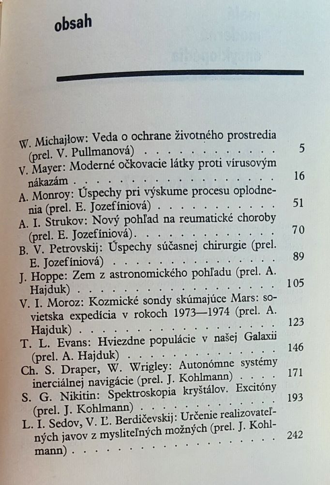 Veda a ľudstvo 1977 /  Medzinárodná ročenka