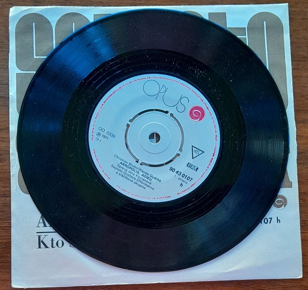 Septeto Gustava Offermanna, LP Platňa - single play