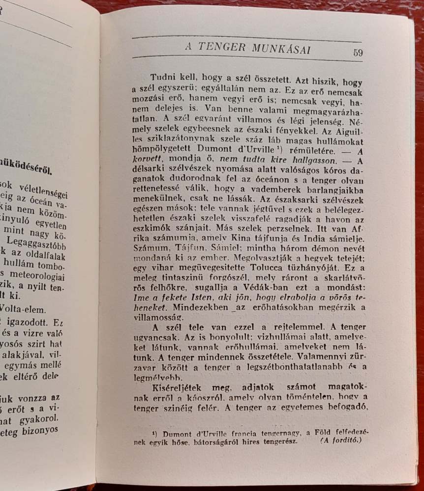 A tenger munkásai / Les travailleurs de la mer / Robotníci mora / III.