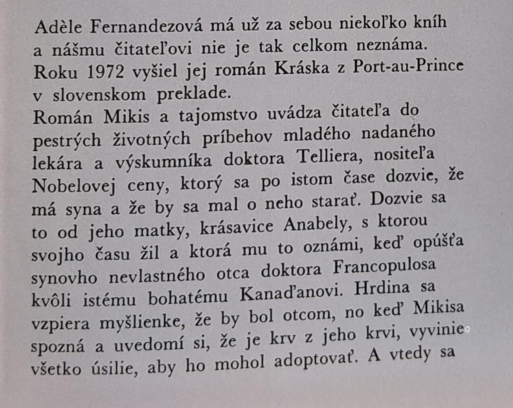 Mikis a tajomstvo / Edícia Máj / Mikis et la Confidence