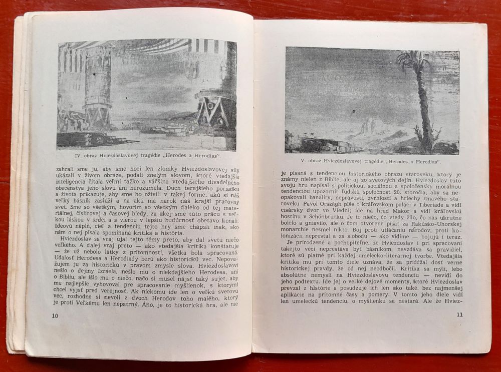 Herodes a Herodias / Bulletin / Tragédia v piatich dejstvách / Premiéra 28. mája 1955