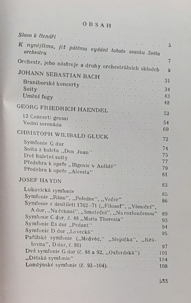 Svět orchestru I. / Klasikove a romantikove / Prúvodce tvorbou orchestrální