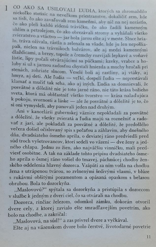 Vzkriesenie / Tolstoj
