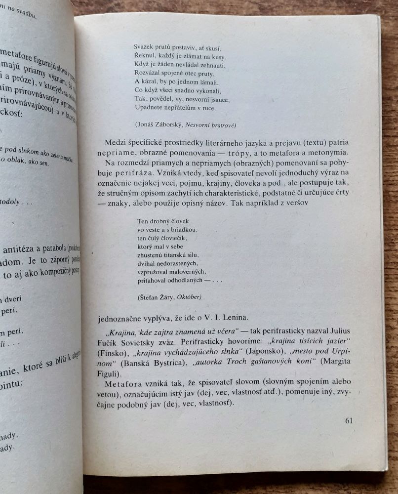 Teória literatúry pre stredné školy