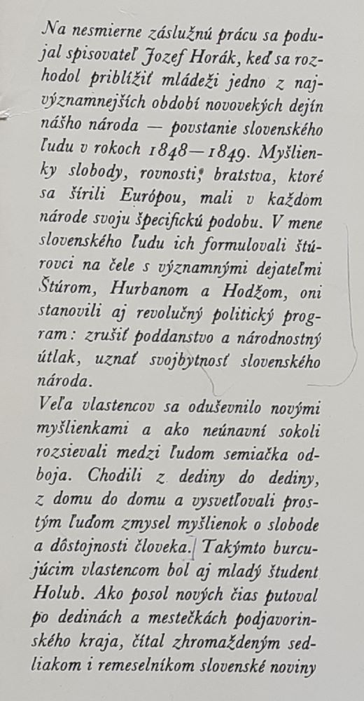 Leteli sokoli nad Javorinou / Historický román / Klub mladých čitateľov