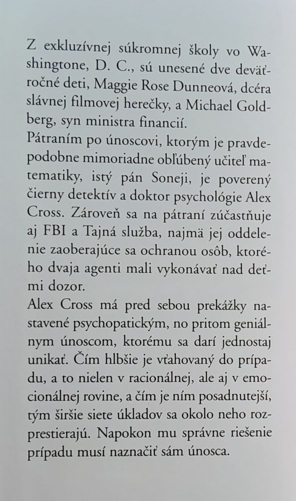 A pavúk prichádza / o únosoch