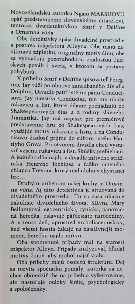 Smrť v delfíne / Omamná vôňa