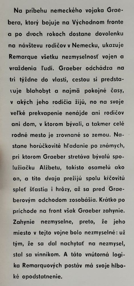 Čas žitia a čas umierania