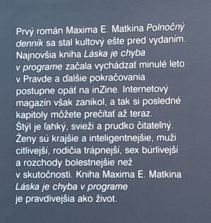 Láska je chyba v programe
