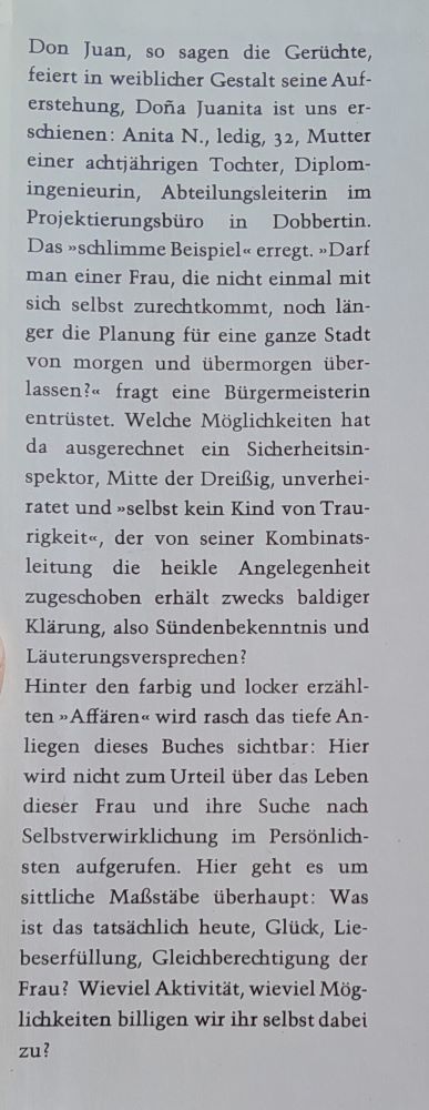 Die sieben Affären der Doňa Juanita / Sedem afér done Juanity / Roman